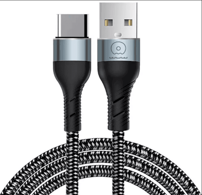 Кабель WUW X213 USB to Type-C 2.4А 1m Black (X213)