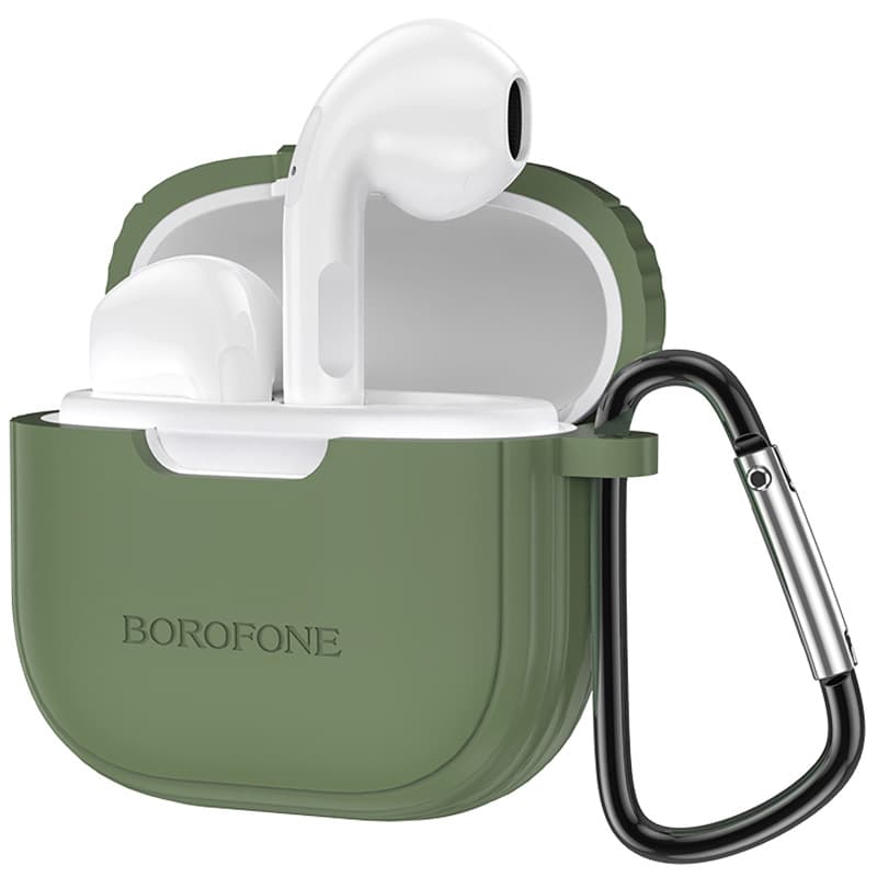Беспроводные наушники BOROFONE BW29 Charm true wireless BT5.3 TWS headset 200mAh Forest Green