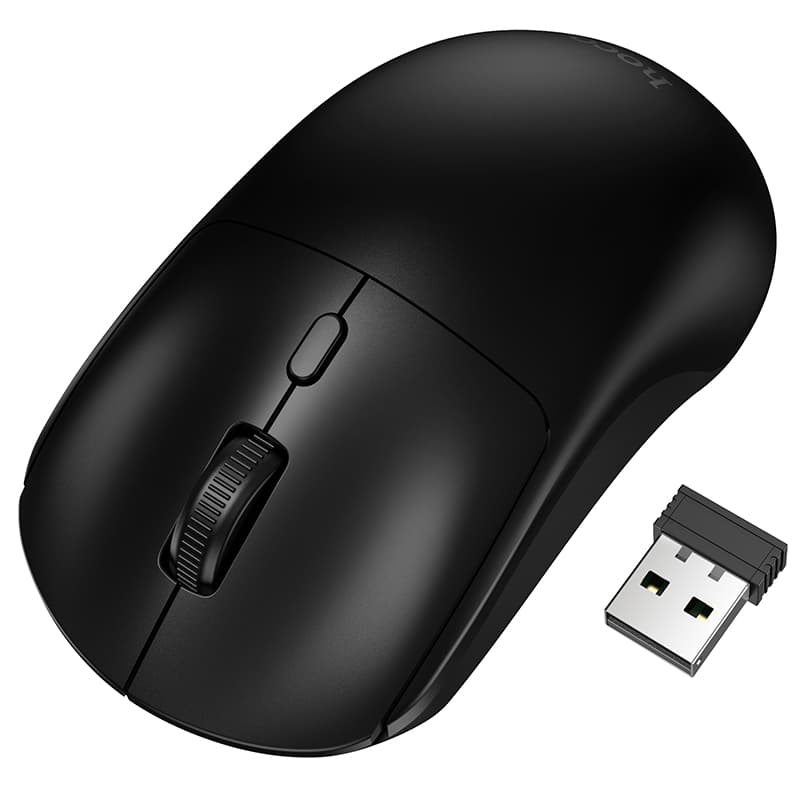 Беспроводная мышка HOCO GM42 Platino 2.4G wireless mouse 1600dpi Black