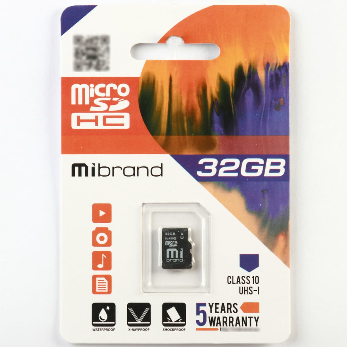 Карта пам'яті Mibrand microSDHC UHS-1 32Gb class 10 (MICDHU1/32GB)